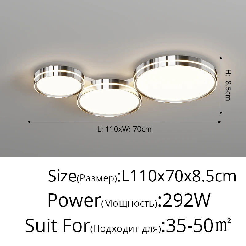 Simple Led Ceiling Lights Round Square Wrought Iron Acrylic Chandeliers Living Room Bedroom Study Room Home Lighting Decor Lamps