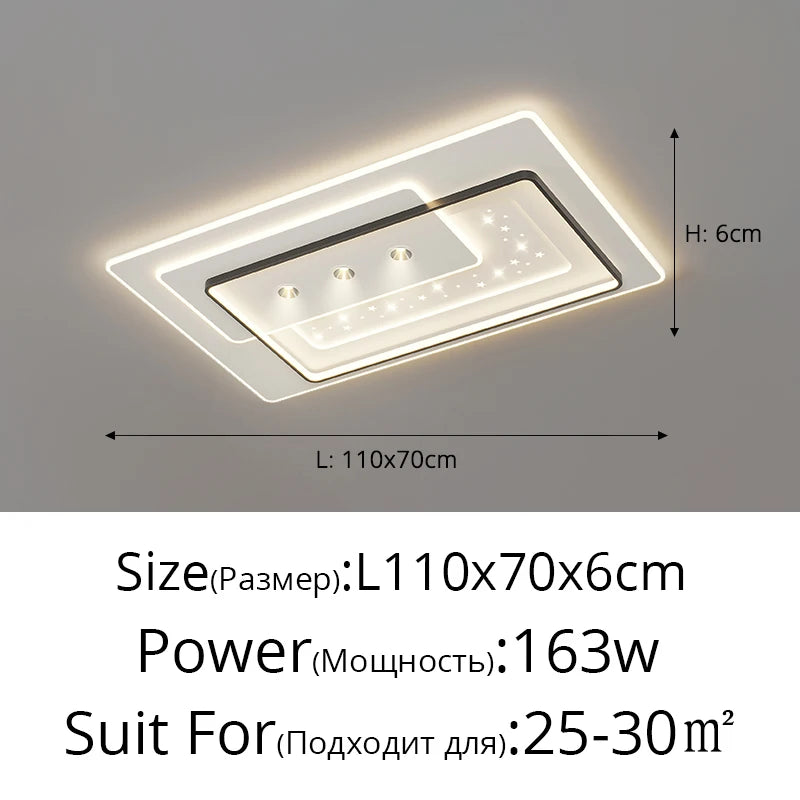 Simple Modern Led Ceiling Lights Living Room Bedroom Study Room Round Square Ceiling Lamps Home Interior Decor Lighting Fixtures