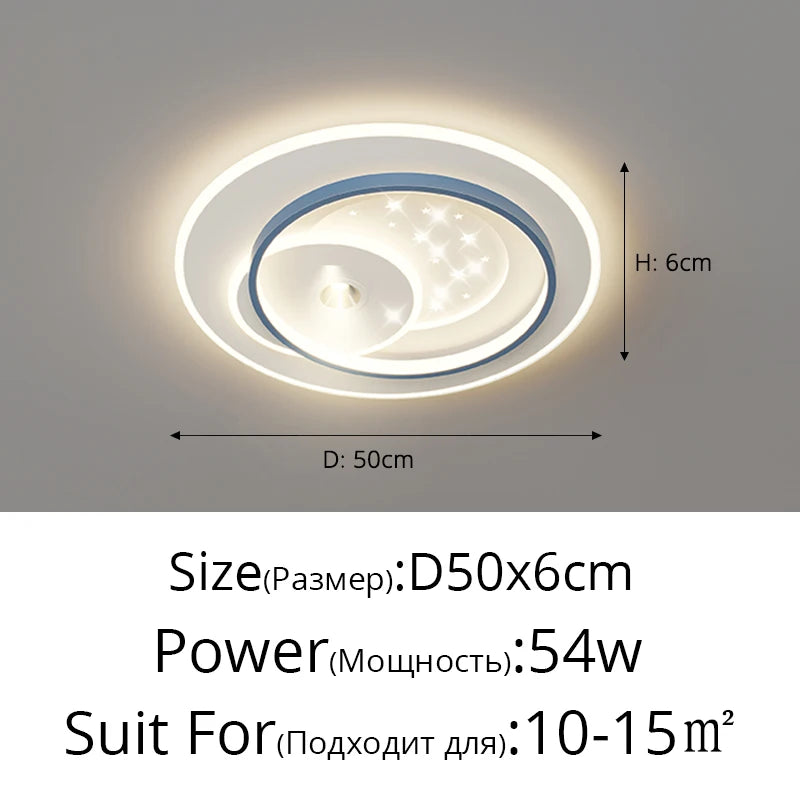 Simple Modern Led Ceiling Lights Living Room Bedroom Study Room Round Square Ceiling Lamps Home Interior Decor Lighting Fixtures