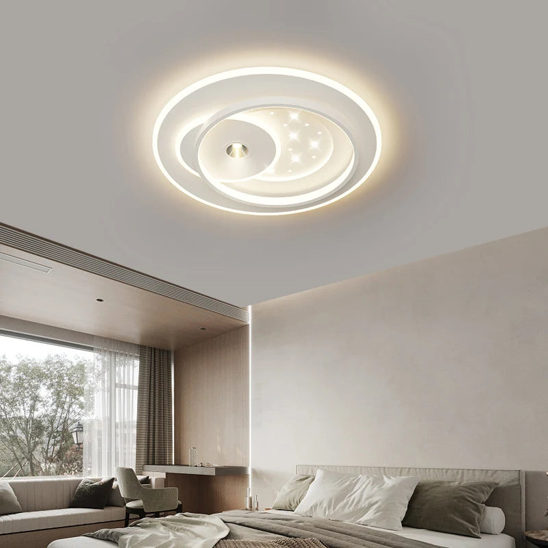 Simple Modern Led Ceiling Lights Living Room Bedroom Study Room Round Square Ceiling Lamps Home Interior Decor Lighting Fixtures