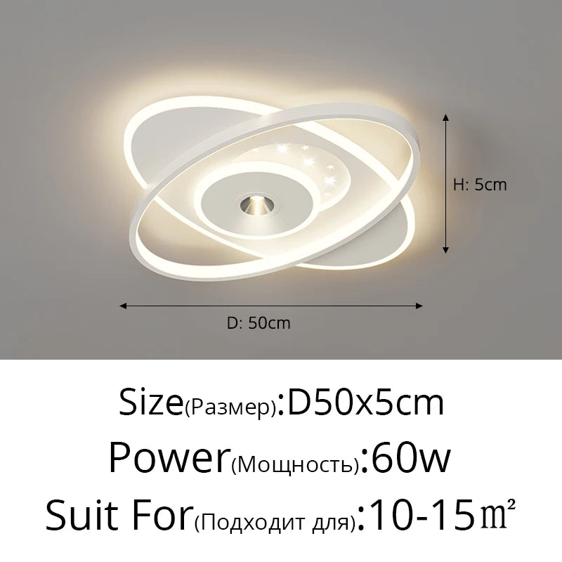 Simple Modern Led Ceiling Lights Living Room Bedroom Study Room Round Square Ceiling Lamps Home Interior Decor Lighting Fixtures