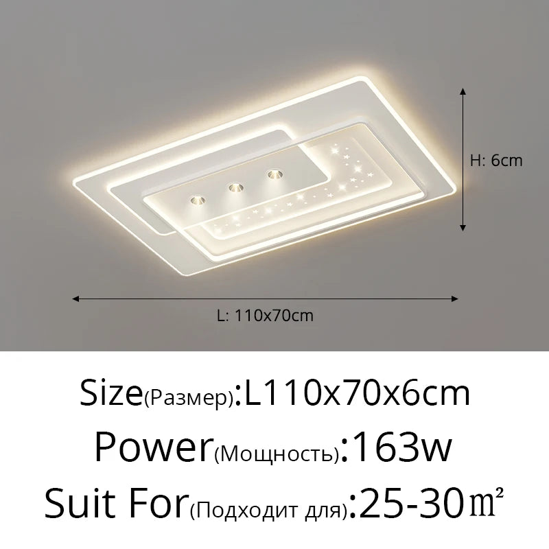 Simple Modern Led Ceiling Lights Living Room Bedroom Study Room Round Square Ceiling Lamps Home Interior Decor Lighting Fixtures