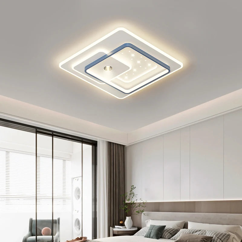 Simple Modern Led Ceiling Lights Living Room Bedroom Study Room Round Square Ceiling Lamps Home Interior Decor Lighting Fixtures